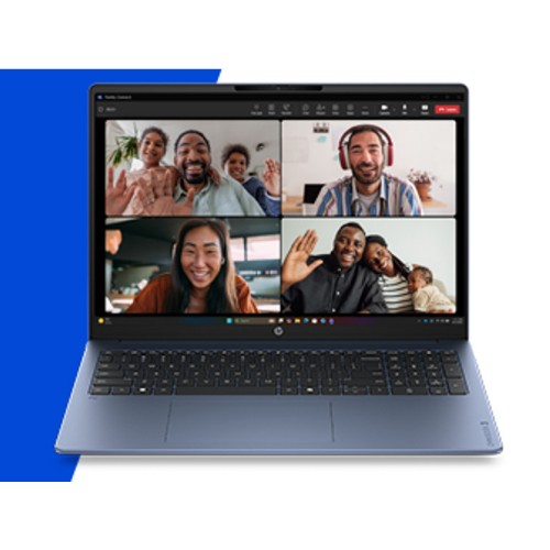 HP OmniBook 3 Laptop Next Gen AI 16-bz0011nax Copilot+ PC Snapdragon X1-26-100 40.6 cm (16") 2K 16 GB LPDDR5x-SDRAM 256 GB SSD Wi-Fi 6E (802.11ax) Windows 11 Home Blue