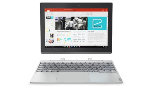 80XF0017UK | Lenovo Miix 320 Intel Atom® x5-Z8350 Hybrid (2-in-1) 25.6 cm (10.1") Touchscreen HD 4 GB DDR3-SDRAM 64 GB eMMC Windows 10 Home Silver