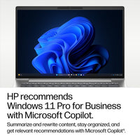 HP EliteBook 6 G2i 14 AI PC Intel Core 7 350 Laptop 35.6 cm (14") WUXGA 32 GB LPDDR5x-SDRAM 512 GB SSD Wi-Fi 7 (802.11be) Windows 11 Pro Silver