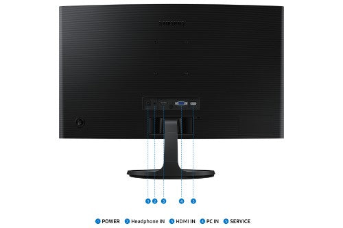 LS24D360GAUXXU | Samsung 24" S36GD FHD Curved Monitor