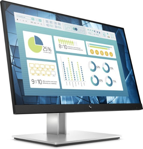9VH72AA#ABB | HP E-Series E22 G4 computer monitor 54.6 cm (21.5") 1920 x 1080 pixels Full HD LCD Black, Silver