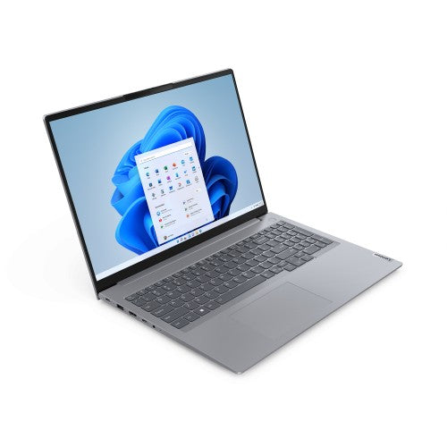 Lenovo ThinkBook 16 G6 IRL Intel® Core™ i5 i5-1335U Laptop 40.6 cm (16") WUXGA 8 GB DDR5-SDRAM 256 GB SSD Wi-Fi 6 (802.11ax) Windows 11 Pro UK English Grey