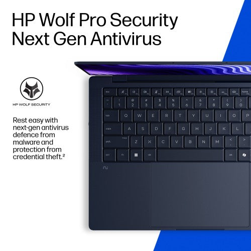 DK5A4AT#ABU | HP DK5A4AT laptop Copilot+ PC 35.6 cm (14") 3K 64 GB LPDDR5x-SDRAM 1 TB SSD Wi-Fi 7 (802.11be) Windows 11 Pro Blue