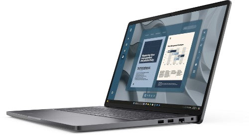 DELL Pro 16 PC16255 AMD Ryzen™ 5 PRO 230 Laptop 40.6 cm (16") Full HD+ 16 GB DDR5-SDRAM 512 GB SSD Wi-Fi 6E (802.11ax) Windows 11 Pro UK English Black