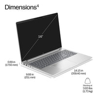 HP ProBook 4 G2a 16 inch Notebook Next Gen AI PC Wolf Pro Security Edition Copilot+ PC AMD Ryzen™ AI 5 Laptop 40.6 cm (16") WUXGA 16 GB DDR5-SDRAM 512 GB SSD Wi-Fi 7 (802.11be) Windows 11 Pro Silver