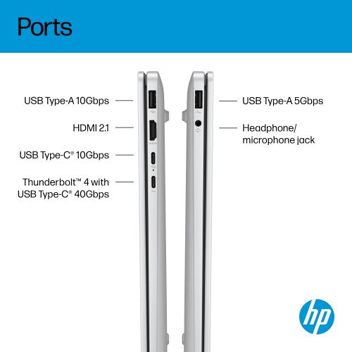 HP OmniBook 7 Laptop AI 14-fr0000nax Intel Core Ultra 7 255U 35.6 cm (14") 2K 16 GB LPDDR5-SDRAM 1 TB SSD Wi-Fi 6E (802.11ax) Windows 11 Home AI PC Silver