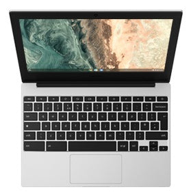 XE310XDA-KA1UK | Samsung Galaxy Chromebook Go Intel® Celeron® N4500 29.5 cm (11.6") HD 4 GB LPDDR4x-SDRAM 64 GB eMMC Wi-Fi 6 (802.11ax) ChromeOS Silver