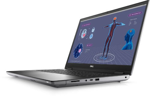 DELL Precision 7780 Intel® Core™ i7 i7-13850HX Mobile workstation 43.9 cm (17.3") Full HD 32 GB DDR5-SDRAM 1 TB SSD NVIDIA RTX 3500 Ada Wi-Fi 6E (802.11ax) Windows 11 Pro UK English Grey