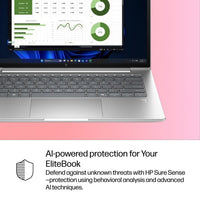 HP EliteBook 6 G1i AI Intel Core Ultra 5 225U Laptop 35.6 cm (14") WUXGA 16 GB DDR5-SDRAM 512 GB SSD Wi-Fi 7 (802.11be) Windows 11 Pro AI PC Silver