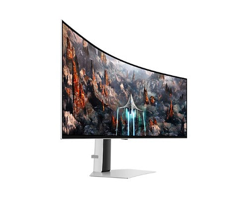 Samsung LS49CG934SU computer monitor 124.5 cm (49") 5120 x 1440 pixels Dual QHD OLED Silver