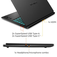 HP OMEN Transcend 14-fb1007na Intel Core Ultra 7 255H Laptop 35.6 cm (14") 3K 32 GB LPDDR5x-SDRAM 1 TB SSD NVIDIA GeForce RTX 5060 Wi-Fi 7 (802.11be) Windows 11 Home AI PC Black