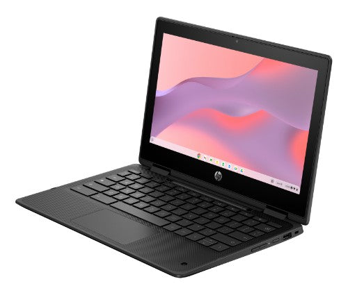 5P9S9EA#ABU | HP Fortis Flip G1m Chromebook MediaTek 520 29.5 cm (11.6") Touchscreen HD 8 GB LPDDR4x-SDRAM 64 GB eMMC Wi-Fi 6 (802.11ax) ChromeOS Black