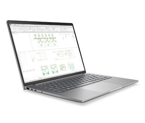 HP ZBook 8 G2i 14 inch Mobile Workstation PC Wolf Pro Security Edition Copilot+ PC Intel Core Ultra 5 35.6 cm (14") WUXGA 16 GB DDR5-SDRAM 512 GB SSD Wi-Fi 7 (802.11be) Windows 11 Pro AI Workstation, AI PC Silver