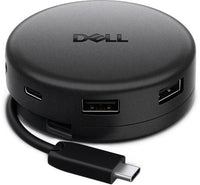 DELL DA326 Wired USB 3.2 Gen 1 (3.1 Gen 1) Type-C Black