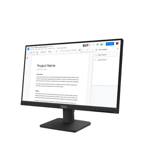 64CBKAT6UK | Lenovo ThinkVision S22-4e Monitor