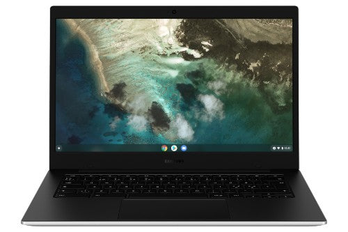 XE340XDA-KA2UK | Samsung Chromebook Galaxy Go Intel Celeron N4500 4GB RAM 64GB eMMC 14" ChromeOS Silver
