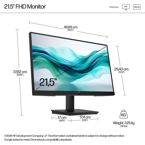 9U5B0UT#ABU | HP Series 3 Pro 21.5 inch FHD Monitor - 322pf