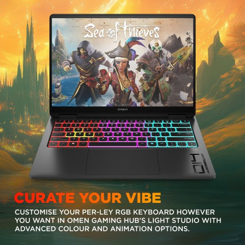 HP OMEN Transcend 14-fb1003na Intel Core Ultra 7 255H Laptop 35.6 cm (14") 3K 16 GB LPDDR5-SDRAM 1 TB SSD NVIDIA® GeForce RTX™ 5050 Wi-Fi 7 (802.11be) Windows 11 Home AI PC Black