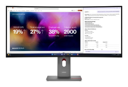 64B4XAT1UK | Lenovo ThinkVision P40WD-40 Monitor