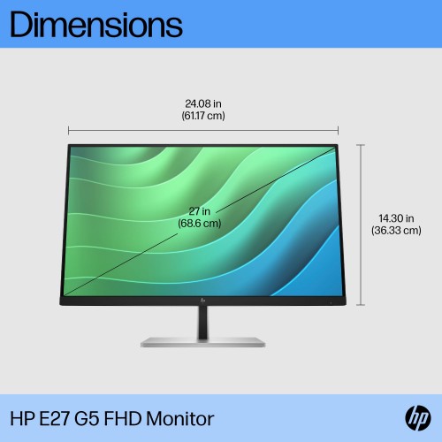 6N4E2AA#ABB | HP E27 G5 FHD Monitor