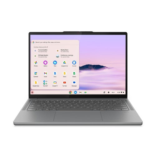 83MW000FUK | Lenovo Chrome 14M9610 Copilot+ PC MediaTek Kompanio Kompanio Ultra 910 Chromebook 35.6 cm (14") Touchscreen WUXGA 16 GB LPDDR5x-SDRAM 256 GB UFS Wi-Fi 7 (802.11be) ChromeOS English Grey