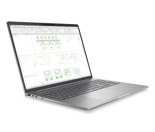 DM4G4EA#ABU | HP ZBook 8 G2i 16 inch Mobile Workstation PC Wolf Pro Security Edition Copilot+ PC Intel Core Ultra X7 40.6 cm (16") 2.5K 64 GB LPDDR5x-SDRAM 1 TB SSD Wi-Fi 7 (802.11be) Windows 11 Pro AI Workstation, AI PC Silver