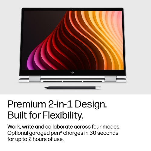 HP EB8FLG2I13AI U7 356H 13 64GB/1T P Copilot+ PC Intel Core Ultra 7 Laptop 33.8 cm (13.3") Touchscreen WUXGA LPDDR5x-SDRAM 1 TB SSD Wi-Fi 7 (802.11be) Windows 11 Pro Silver