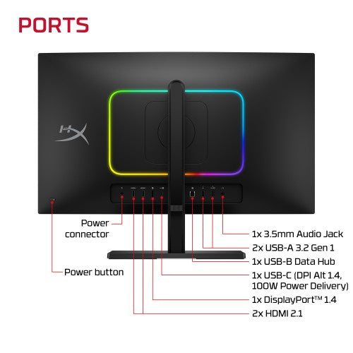 HyperX OMEN OLED 27 inch QHD 500Hz Gaming Monitor - OMEN OLED 27qs