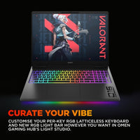 HP OMEN MAX Gaming 16-ak0001na Copilot+ PC AMD Ryzen AI 9 375 Laptop 40.6 cm (16") WQXGA 32 GB DDR5-SDRAM 1 TB SSD NVIDIA GeForce RTX 5070 Ti Wi-Fi 7 (802.11be) Windows 11 Home Black