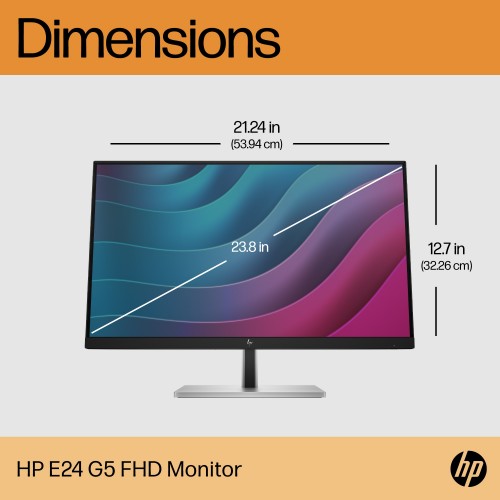 6N6E9A9#ABU | HP E-Series E24 G5 FHD No Stand Monitor