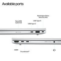 HP EliteBook 8 G1a Next Gen AI PC Wolf Pro Security Edition Copilot+ PC AMD Ryzen™ AI 7 350 Laptop 35.6 cm (14") WUXGA 24 GB DDR5-SDRAM 512 GB SSD Wi-Fi 6E (802.11ax) Windows 11 Pro Silver