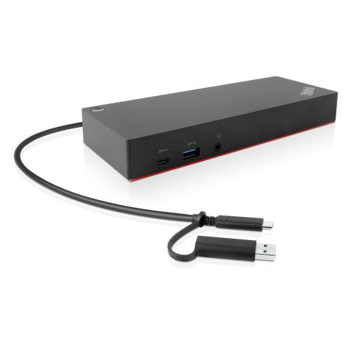 Lenovo 40AF0135UK laptop dock/port replicator Wired USB 3.2 Gen 1 (3.1 Gen 1) Type-C Black (SALE)