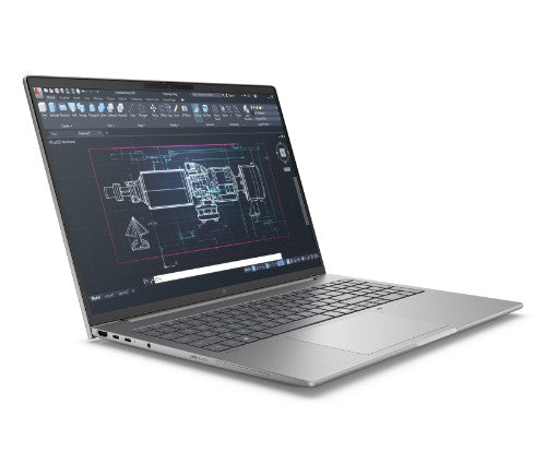 HP ZBook 8 G1i Wolf Pro Security Edition- Data Science Intel Core Ultra 9 285H Mobile workstation 40.6 cm (16") WQXGA 32 GB DDR5-SDRAM 1 TB SSD NVIDIA RTX 500 Ada Wi-Fi 7 (802.11be) Windows 11 Pro AI Workstation, AI PC Silver