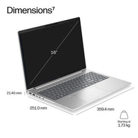 HP EB6G2A16 R7P-250 16 16GB/512 PC AMD Ryzen™ 7 PRO PRO 250 Laptop 40.6 cm (16") WUXGA DDR5-SDRAM 512 GB SSD Windows 11 Pro Silver