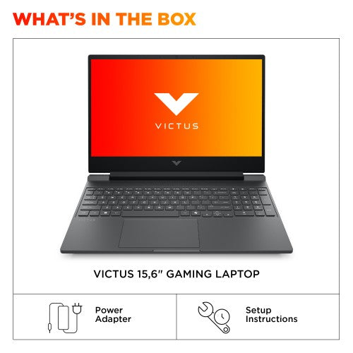BN8C7EA#ABU | HP Victus Gaming 15-fa2000na Intel Core 5 210H Laptop 39.6 cm (15.6") Full HD 16 GB DDR5-SDRAM 512 GB SSD NVIDIA GeForce RTX 5060 Wi-Fi 6 (802.11ax) Windows 11 Home Black