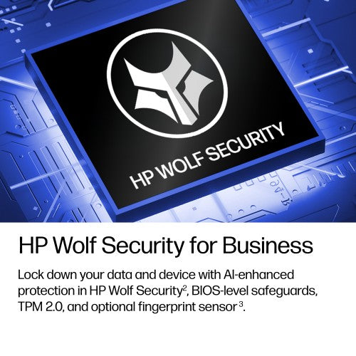 DM9H6EA#ABU | HP ProBook 4 G2i 14 inch Notebook Next Gen AI PC Wolf Pro Security Edition Copilot+ PC Intel Core Ultra 7 Laptop 35.6 cm (14") WUXGA 16 GB DDR5-SDRAM 512 GB SSD Wi-Fi 7 (802.11be) Windows 11 Pro Silver