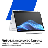 HP EliteBook 8 Flip G1i AI PC Wolf Pro Security Edition Intel Core Ultra 7 255U Hybrid (2-in-1) 33.8 cm (13.3") Touchscreen WUXGA 32 GB LPDDR5x-SDRAM 512 GB SSD Wi-Fi 7 (802.11be) Windows 11 Pro Silver