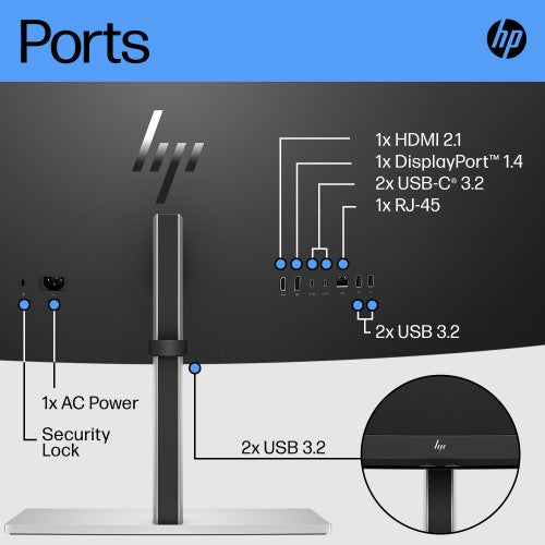 6N4C1AA#ABU | HP E45c G5 DQHD Curved Monitor