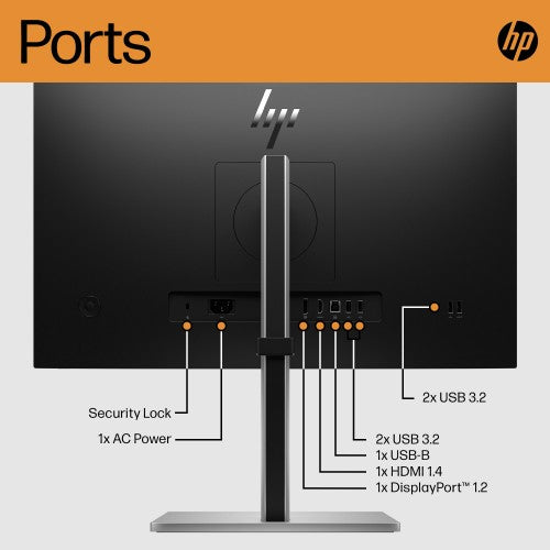 6N6E9A9#ABU | HP E-Series E24 G5 FHD No Stand Monitor