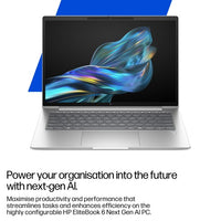 HP EliteBook 6 G1q Next Gen AI PC Wolf Pro Security Edition Copilot+ PC Snapdragon X1-26-100 Laptop 35.6 cm (14") WUXGA 32 GB LPDDR5x-SDRAM 1 TB SSD Wi-Fi 7 (802.11be) Windows 11 Pro Silver