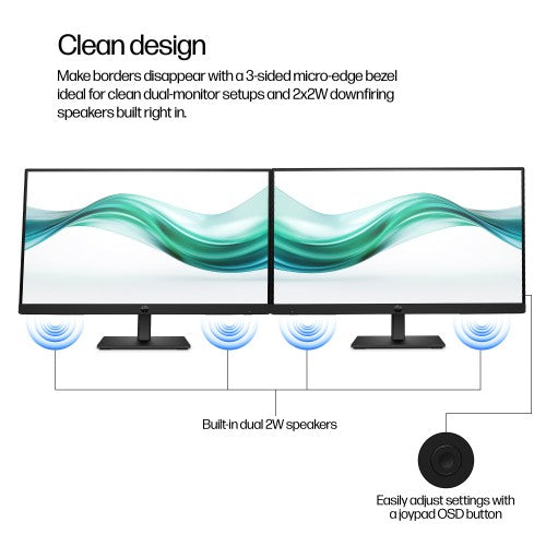 B0BN7UT#ABU | HP Series 3 Pro 21.5 inch FHD Monitor 322ph