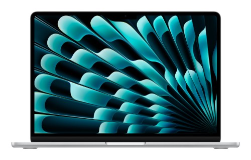 MW0X3B/A | Apple MacBook Air 13-inch : M4 chip with 10-core CPU and 10-core GPU, 16GB, 512GB SSD - Silver