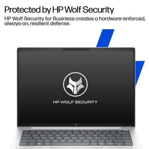 A27B4EA#ABU | HP EliteBook 8 G1i Next Gen AI Wolf Pro Security Edition Copilot+ PC Intel Core Ultra 7 256V Laptop 35.6 cm (14") WUXGA 16 GB LPDDR5x-SDRAM 1 TB SSD Wi-Fi 7 (802.11be) Windows 11 Pro Silver