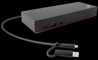 Lenovo 40AF0135EU laptop dock/port replicator Wired Black