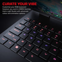 HP HyperX OMEN 15 inch Gaming Laptop PC 15-ga0003na Intel® Core™ i7 i7-14650HX 38.9 cm (15.3") 2.5K 24 GB DDR5-SDRAM NVIDIA GeForce RTX 5060 Wi-Fi 6 (802.11ax) Windows 11 Home Black