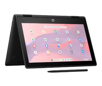HP Fortis Flip G1m Chromebook MediaTek Kompanio 520 29.5 cm (11.6") Touchscreen HD 4 GB LPDDR4x-SDRAM 32 GB eMMC Wi-Fi 6 (802.11ax) ChromeOS Black