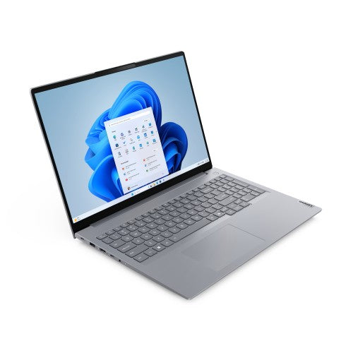 Lenovo ThinkBook 16 G8 IAL Intel Core Ultra 5 225U Laptop 40.6 cm (16") WUXGA 16 GB DDR5-SDRAM 256 GB SSD Wi-Fi 6E (802.11ax) Windows 11 Pro English Grey