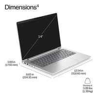 HP ProBook 4 G2a 14 inch Notebook Next Gen AI PC Wolf Pro Security Edition AMD Ryzen™ AI 5 Laptop 35.6 cm (14") WUXGA 16 GB DDR5-SDRAM 512 GB SSD Wi-Fi 7 (802.11be) Windows 11 Pro Silver