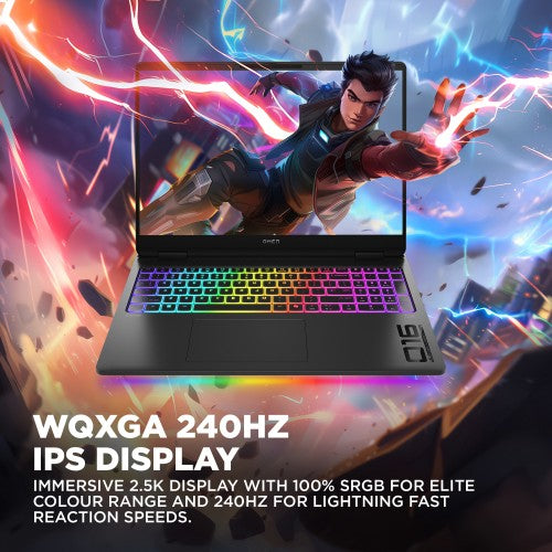 BN8C9EA#ABU | HP OMEN MAX Gaming 16-ak0000na Copilot+ PC AMD Ryzen AI 9 375 Laptop 40.6 cm (16") WQXGA 32 GB DDR5-SDRAM 1 TB SSD NVIDIA GeForce RTX 5080 Wi-Fi 7 (802.11be) Windows 11 Home Black