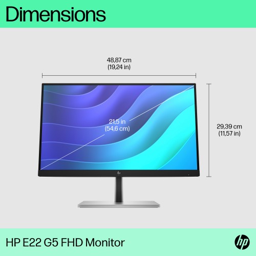 6N4E8AA#ABU | HP E-Series E22 G5 FHD Monitor